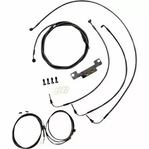 ケーブルキット - ストックエイプハンガーハンドルバー - ABS - ミッドナイト LA-8056KT3-08M CABLE KIT - STOCK APE HANGER HANDLEBARS - ABS - MIDNIGHT LA-8056KT3-08M 【並行輸入品】