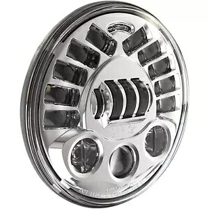 J.W.スピーカー アダプティブ 2 LED ヘッドライト - 7 インチ - クロム 0555031 J.W. Speaker Adaptive 2 LED Headlight - 7" - Chrome 0555031 【並行輸入品】｜カスタムパーツ WORLD倉庫 98,615円