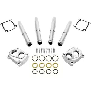 M8 用ロープロファイル ビレット タペット カバー (プッシュロッド キット付き) - クロム 6023 Low-Profile Billet Tappet Covers for M8 with Pushrod Kit - Chrome 6023 【並行輸入品】｜カスタムパーツ WORLD倉庫