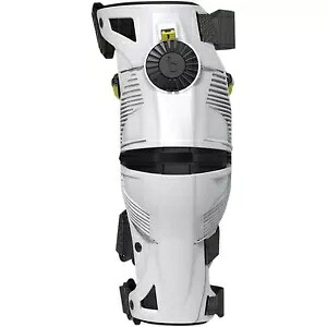 メビウス X8 膝ブレース - ホワイト/イエロー - ミディアム 1010103 Mobius X8 Knee Braces - White/Yellow - Medium 1010103 【並行輸入品】|カスタムパーツ WORLD倉庫