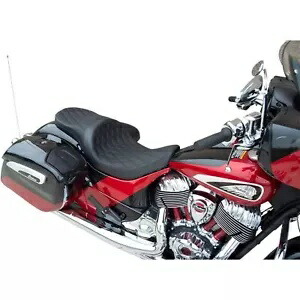 Drag Specialty ロー ツーリング シート - ダブル ダイヤモンド - ブラック - ビニール 0810-2258 Drag Specialties Low Touring Seat - Double Diamond - Black - Vinyl 0810-2258 【並行輸入品】|カスタムパーツ WORLD倉庫