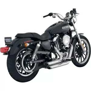 Vance And Hines ショートショット スタッガード エキゾースト - クロム 17219 Vance And Hines Shortshots Staggered Exhaust - Chrome 17219 【並行輸入品】