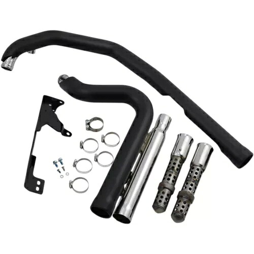 コブラ 909 エキゾースト - ブラック - '14-'19 XL 6705B Cobra 909 Exhaust - Black - '14-'19 XL 6705B 【並行輸入品】|カスタムパーツ WORLD倉庫