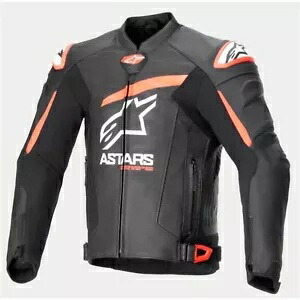 GP プラス R V4 エアフロー レザー ジャケット - ブラック/フルオ レッド/ホワイト - 58 3100624-1321-58 GP Plus R V4 Airflow Leather Jacket - Black/Fluo Red/White - 58 3100624-1321-58 【並行輸入品】｜カスタムパーツ WORLD倉庫