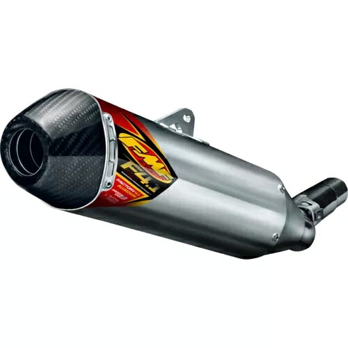 FMF レーシング アルミニウム ファクトリー 4.1 RCT スリップオン カーボンエンドキャップ付き 045594 FMF Racing Aluminum Factory 4.1 RCT Slip-On with Carbon End cap 045594 【並行輸入品】
