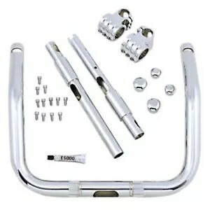 クロックワークス クローム クリップハンガー ハンドルバー KW05-01-0582-C Klock Werks Chrome Klip Hanger Handlebar KW05-01-0582-C 【並行輸入品】