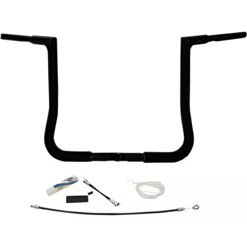 Fat Baggers ハンドルバー キット - フラット トップ - 12 インチ - ブラック 709112-B Fat Baggers Handlebar Kit - Flat Top - 12\