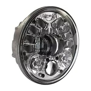 J.W.スピーカー 8690A2 アダプティブ ヘッドライト 5.75 インチ クローム ベゼル 0555101 J.W. Speaker 8690A2 Adaptive Headlight 5.75\