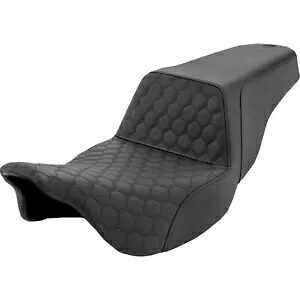 Saddlemen ステップアップ シート - ハニカム - ブラック ステッチ - FL '08-'23 808-07B-177 Saddlemen Step-Up Seat - Honeycomb - Black Stitching - FL '08-'23 808-07B-177 【並行輸入品】