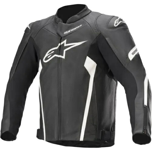 ALPINESTARS ファスター V2 エアフロー レザー ジャケット - ブラック/ホワイト - 56 3103521-12-56 ALPINESTARS Faster V2 Airflow Leather Jacket - Black/White - 56 3103521-12-56 【並行輸入品】