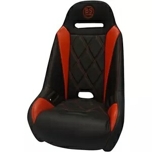 BS サンド エクストリーム シート - ビッグ ダイヤモンド - ブラック/ディープ オレンジ EXBUDOBDC BS Sand Extreme Seat - Big Diamond - Black/Deep Orange EXBUDOBDC 【並行輸入品】