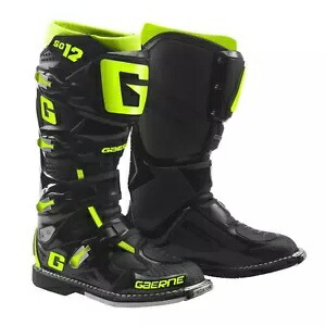 Gaerne SG12 ブーツ - ブラック/- イエローフルオ - US サイズ 11 2174-089-11 Gaerne SG12 Boots - Black/- Yellow Fluo - US Size 11 2174-089-11 【並行輸入品】