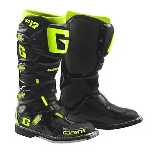 Gaerne SG12 ブーツ - ブラック/- イエローフルオ - US サイズ 12 2174-089-12 Gaerne SG12 Boots - Black/- Yellow Fluo - US Size 12 2174-089-12 【並行輸入品】