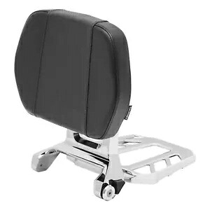 KURYAKYN Neo 運転席&助手席バックレスト - クロム 5746 KURYAKYN Neo Driver & Passenger Backrest - Chrome 5746 【並行輸入品】