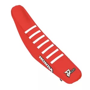D'COR 工場強化シートカバー レッド、ホワイト リブ30-10-470 D'COR Factory Reinforced Seat Covers Red, White Ribs30-10-470 【並行輸入品】