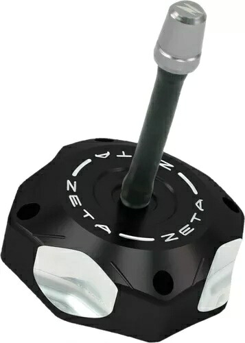 ZETA ビレットガスキャップ ブラック #ZE87-0600 ZETA Billet Gas Cap Black #ZE87-0600 【並行輸入品】