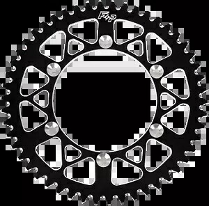 FIRE POWER リアアルミスプロケット 51T-520 ブラック #225-51 BLK FIRE POWER Rear Aluminum Sprocket 51T-520 Black #225-51 BLK 【並行輸入品】
