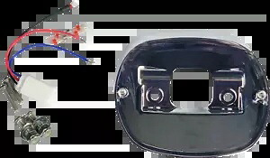 ハーレーダビッドソン用カスタムダイナミクステールライトベースプレートクローム #TL-BASE99-C Custom Dynamics Taillight Baseplate for Harley-Davidson Chrome #TL-BASE99-C 【並行輸入品】