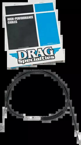 ドラッグ スペシャリティーズ 代替長さブラック ビニール クラッチ ケーブル #0652-1916 Drag Specialties Alternative Length Black Vinyl Clutch Cable #0652-1916 【並行輸入品】