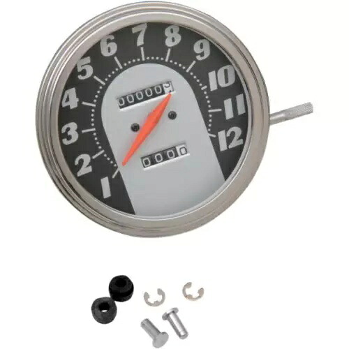 ドラッグスペシャリティーズ5インチ。ダッシュマウント 2240:60 スピードメーター 62-67 フェイス #DS-243884 Drag Specialties 5in. Dash Mount 2240:60 Speedometer 62-67 Face #DS-243884 【並行輸入品】