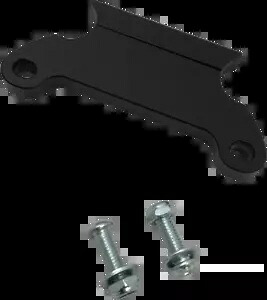 LA Choppers T バー ゲージ マウント 1.25 インチ フラット ブラック #LA-7390-01M LA Choppers T-Bar Gauge Mounts 1.25\