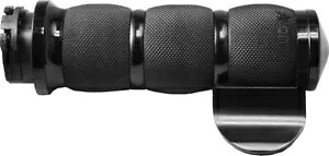 エイボン エア クッション グリップ ブラック フライ バイ ワイヤー、スロットル アシスト付き #AIR-90-AN-B-FL Avon Air Cushion Grips Black Fly By Wire, With Throttle Assist #AIR-90-AN-B-FL 【並行輸入品】