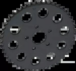 ドラッグスペシャリティーズ リアホイールスプロケット 51T グロスブラック #1210-1835 Drag Specialties Rear Wheel Sprocket 51T Gloss Black #1210-1835 【並行輸入品】