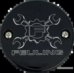 Feuling Gear クロス ロゴ ポイント カバー ブラック #9137 Feuling Gear Cross Logo Points Covers Black #9137 【並行輸入品】
