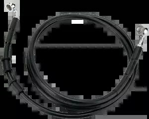Drag Specialty 拡張ステンレス フロント ブレーキ ライン キット 52 1/8 インチ。 #1741-2896 Drag Specialties Extended Stainless Front Brake Line Kit 52 1/8in. #1741-2896 【並行輸入品】