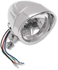 ドラッグスペシャリティーズ 4 1/2インチ スポットライト ランニングライト付き スムーズ #2001-0249 Drag Specialties 4 1/2in Spotlight with Running Light Smooth #2001-0249 【並行輸入品】