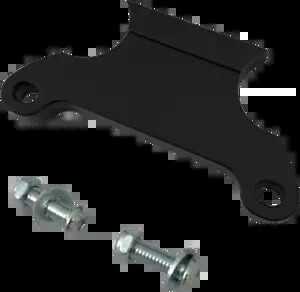 LA Choppers T バー ゲージ マウント 1.5 インチ フラット ブラック #LA-7390-02M LA Choppers T-Bar Gauge Mounts 1.5\