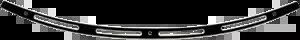 メンフィス シェード ステンレススチール フロントガラス トリム ブラック コントラスト スロット #MEB0974 Memphis Shades Stainless Steel Windshield Trim Black Contrast Slotted #MEB0974 【並行輸入品】