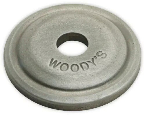 Woody's ラウンド アルミニウム サポート プレート ナチュラル - 5/16 インチ。スレッド #AWA-3775-B Woody's Round Aluminum Support Plates Natural - 5/16in. Thread #AWA-3775-B 【並行輸入品】