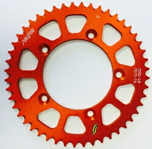 サンスター 420ワークス スプロケット 48T オレンジ リア #5-139048OR Sunstar 420 Works Sprocket 48T Orange Rear #5-139048OR 【並行輸入品】