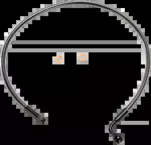 マグナム デザイナー シリーズ ABS 専用フロント ブレーキ ライン キット 90/10MM26\