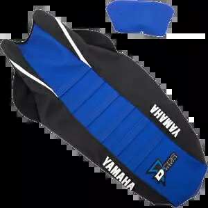 D'COR シートカバー ブラック ブルー ホワイト #30-50-483 D'COR Seat Covers Black Blue White #30-50-483 【並行輸入品】