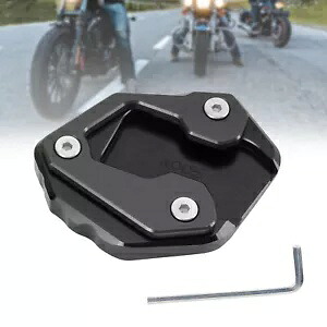 キックスタンド拡大プレートパッドヤマハMT-09 MT 09 2021-2022 BLK SAに適合 Kickstand Enlarge Plate Pad fit for Yamaha MT-09 MT 09 2021-2022 BLK SA 【並行輸入品】