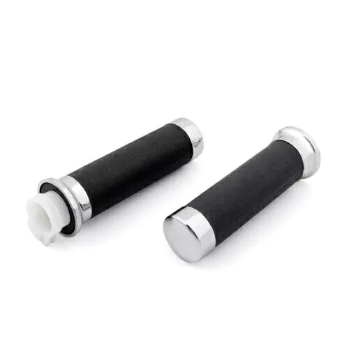 クロームグリップ ホンダ マグナ シャドウ 600 750 スピリット 1100 VT 1300 VTX 1800 S2 に適合 CHROME GRIPS Fit for Honda Magna Shadow 600 750 Spirit 1100 VT 1300 VTX 1800 S2 【並行輸入品】