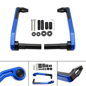 H&ガード H&プロテクター 13-20MM H&レバー内径&M6ネジ穴用 S2 ブルー H&guard H& Protector for 13-20MM h&lebar inner diameter & M6 screw hole S2 Blue 【並行輸入品】