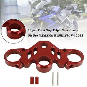 CNC アルミアッパーフロントトップトリプルツリークランプヤマハ R15 V4 R15M 2022 Rd SA CNC Aluminum Upper Front Top Triple Tree Clamp For YAMAHA R15 V4 R15M 2022 Rd SA 【並行輸入品】
