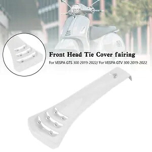 ステアリングホーンヘッドカバーフェアリングタイベスパ GTS300 GTV300 2019-2022 ホワイト S2 Steering Horn Head Cover fairing Tie For VESPA GTS300 GTV300 2019-2022 White S2 【並行輸入品】