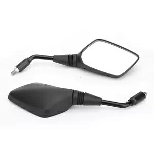 ブラックバックミラーサイドミラースズキ GW250 イナズマ 14-17 DL250 V-Strom 06-18 S Black Rearview Side Mirrors For Suzuki GW250 Inazuma 14-17 DL250 V-Strom 06-18 S 【並行輸入品】