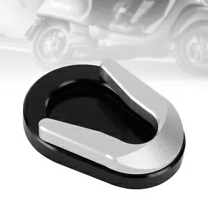 キックスタンド拡大プレートパッド Vespa Sprint Primavera 150 2013?2020 BLK SAに適合 Kickstand Enlarge Plate Pad fit for Vespa Sprint Primavera 150 2013?2020 BLK SA 【並行輸入品】