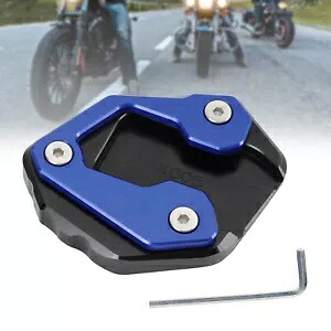 キックスタンド拡大プレートパッドヤマハ MT-09 MT 09 2021-2022 ブルー SA に適合 Kickstand Enlarge Plate Pad fit for Yamaha MT-09 MT 09 2021-2022 Blue SA 【並行輸入品】