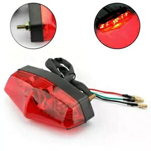 LED ABS レッドブレーキストップランニングリアテールライトランプフィットユニバーサルオートバイ SA LED ABS Red Brake Stop Running Rear Tail Light Lamp Fit Universal Motorcycle SA 【並行輸入品】