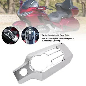 センターコンソールスイッチパネルカバークロームホンダゴールドウィング GL1800 2018-2020 SA Center Console Switch Panel Cover Chrome For Honda Goldwing GL1800 2018-2020 SA 【並行輸入品】