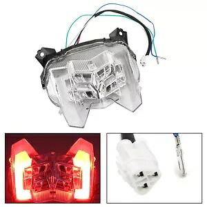 LED リアブレーキターンシグナルテールライト ヤマハ MT-09 FZ-09 2017-2020 クリア WY LED Rear Brake Turn Signals Taillight for YAMAHA MT-09 FZ-09 2017-2020 Clear WY 【並行輸入品】