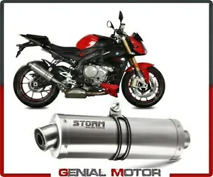 Exhaust Storm by Mivv マフラー オーバル スチール BMW S 1000 R 2017 - 2018用 Exhaust Storm by Mivv Muffler Oval Steel for Bmw S 1000 R 2017 - 2018 【並行輸入品】