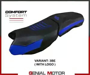 シート サドル カバー パース コンフ シス ブルー BE+ロゴ T.I.BMW R 1250 GS Adv 2019-2023 Seat saddle cover Perth comf sys Blue BE+logo T.I.BMW R 1250 GS Adv 2019-2023 【並行輸入品】｜カスタムパーツ WORLD倉庫