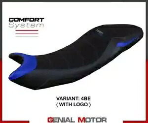 サドルカバー Derry Comf システム ブルー BE + ロゴ T.I.トライアンフ タイガー 660 2021-2023- Saddle cover Derry Comf system blue BE + logo T.I. Triumph Tiger 660 2021-2023- 【並行輸入品】